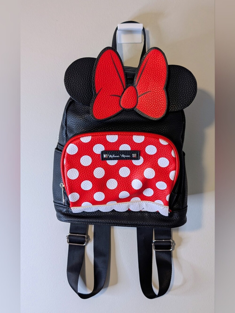 Disney Aldi Minnie Mouse Backpack Limited Edition Black/Red Fast Forward NY Bag